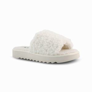 Nine West Fuzzie Cozy Flat Slippers - Brown - Ireland (XB8257490)